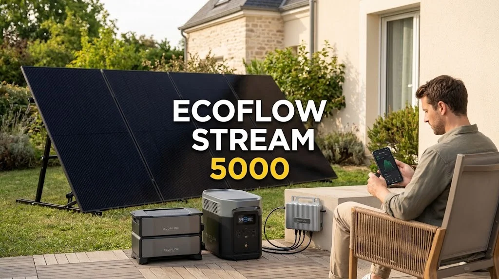 Guide expert du solaire photovoltaïque : Avis EcoFlow Kit Solaire Stream 5000 : Le Test Ultime du Monstre d'Autoconsommation (5 kWh)